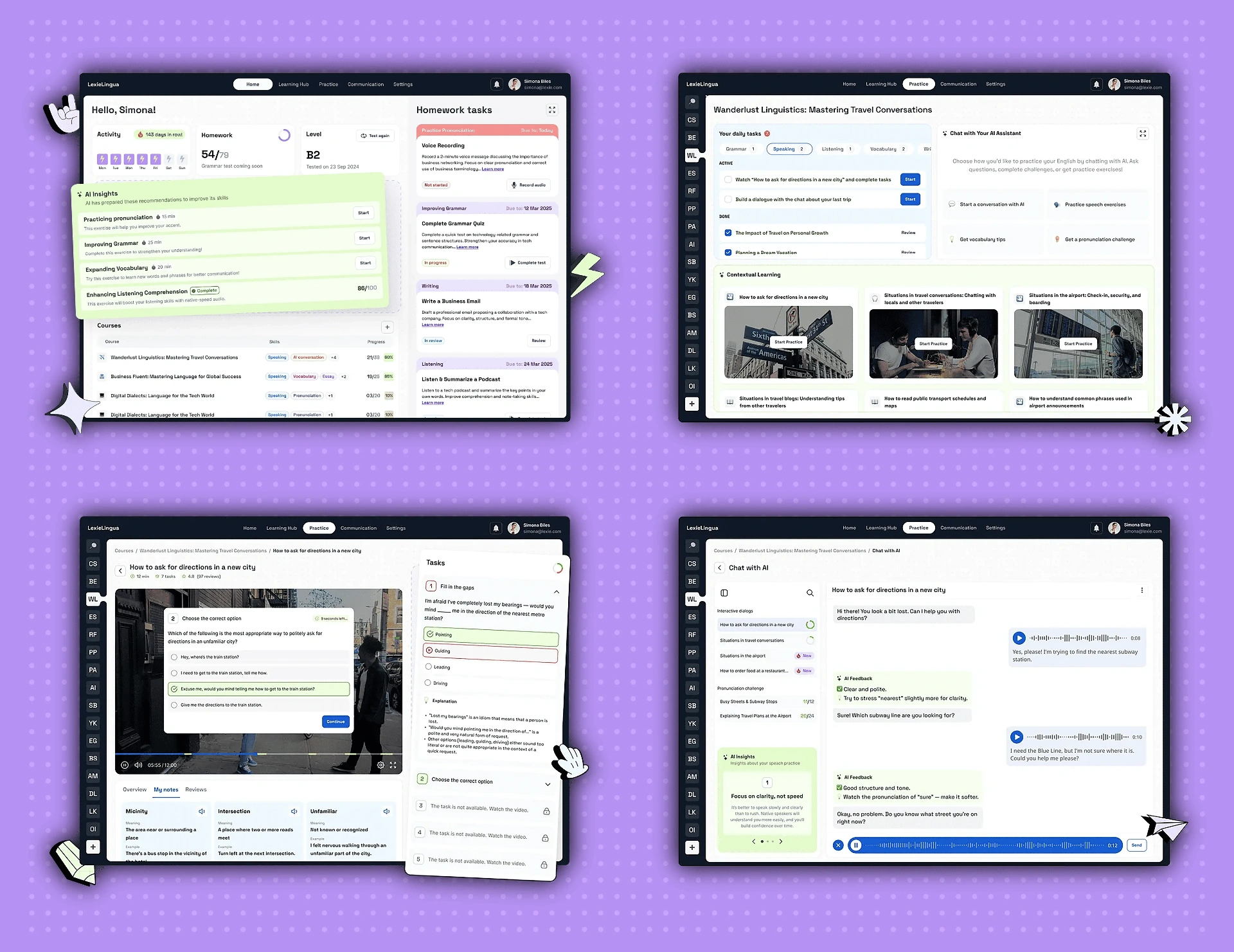 Final unified AI-powered learning platform across all key surfaces
